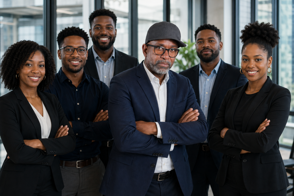 &ldquo;Website design and eCommerce services team working in a modern office&rdquo;