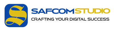 SAFCOM STUDIO logo &mdash; web design and digital marketing in Chesapeake, VA